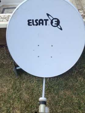 DSTV ELSAT DISH AND LNB WITH BRACKET