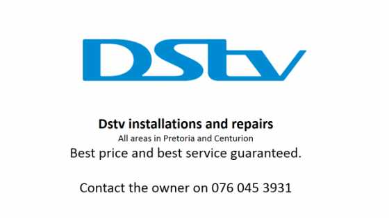 DSTV installations and repairs