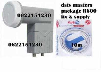 DSTV MASTERS twin lnb May special Call 0622155230