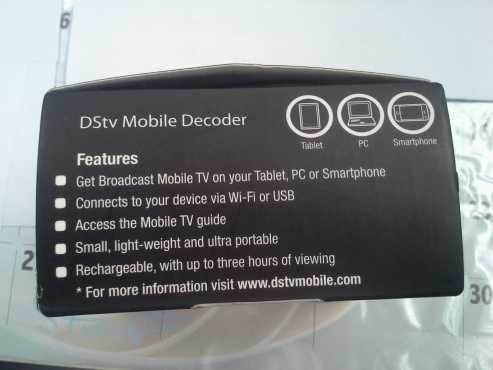 DSTV Mobile Decoder drifter