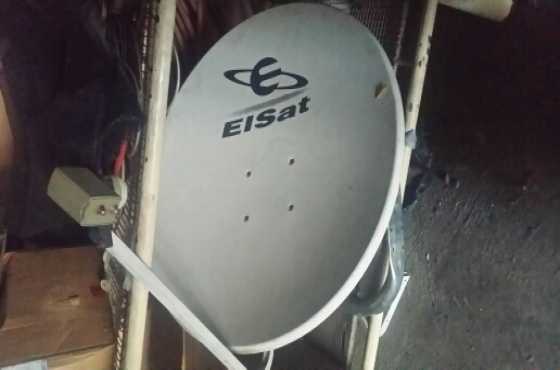 dstv satellite dish with twin lnd