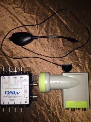 DSTV Switch, Quad LNB, TV link eye