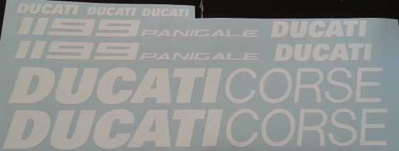 Ducati 1199 Panigale graphics stickers decals sets