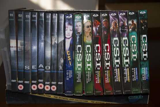 DVD player and CSI series