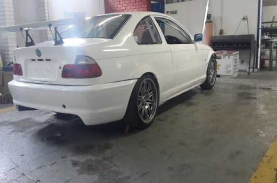 e46 coupe race car project for sale or to swop