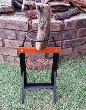 Easy braai wood splitter