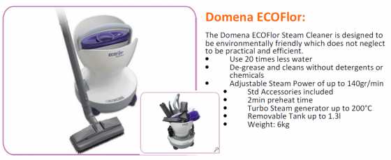 EcoFlor Steam Cleaner