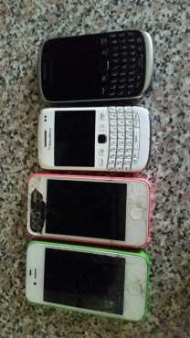 Ek het blackeberry fone te koop en ook iphone039s.