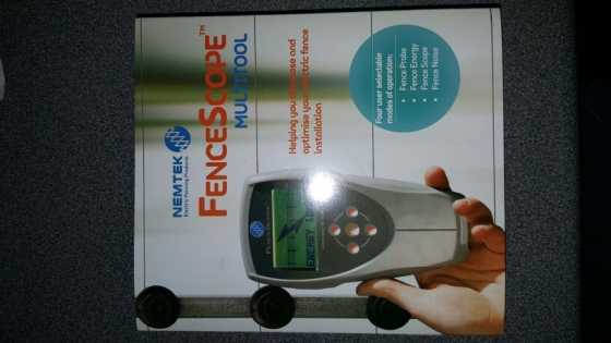 Electric fence fault finder test meter