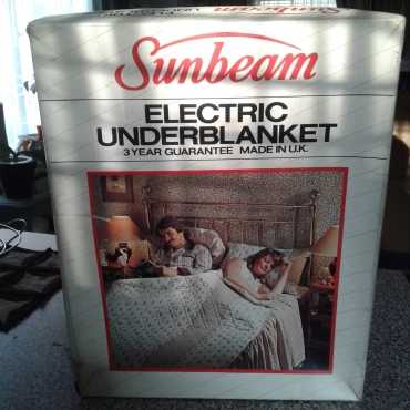 electric underblanket Double