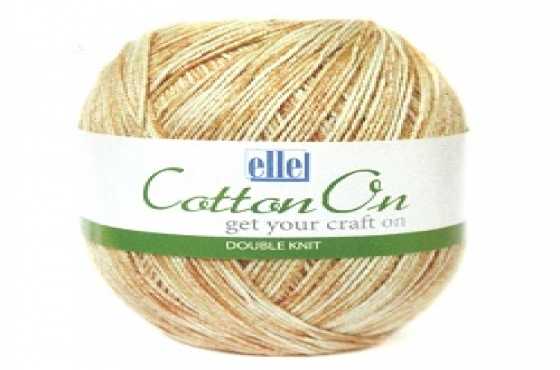 elle Yarns Cotton On Double Knit 2 x 250g Ball  500g Pack