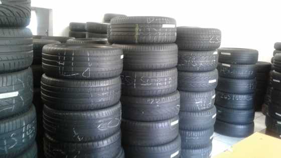 End of month specials on all second-hand tyres all sizes