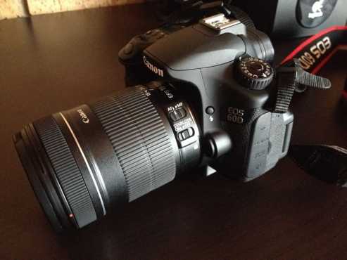 EOS 60D Canon with the 85mm-135mm lens  Accessories