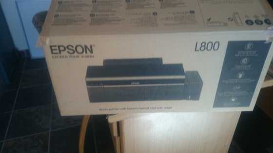 Epson L800 photo printer new