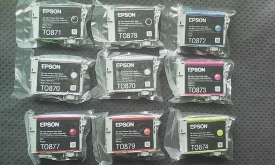 Epson Stylus Photo R1900 Inks - Full set ink 81 cartridges