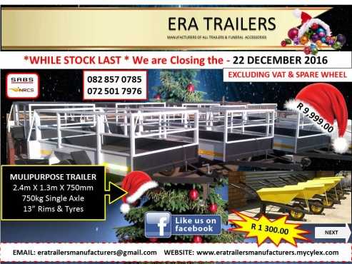 Era trailers manufacturers and funeral equipment