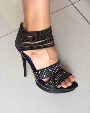 Errol Arendz Diamante Embellished Evening Sandal For Sale