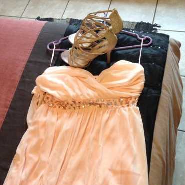 Evening Dress with Matching shoes