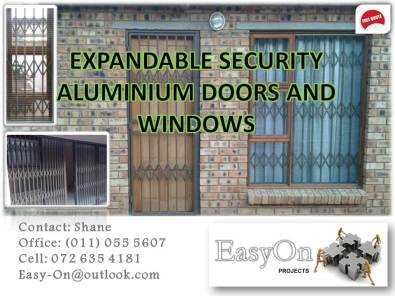 Expandable Security Gates -  Sliders and Burglar B