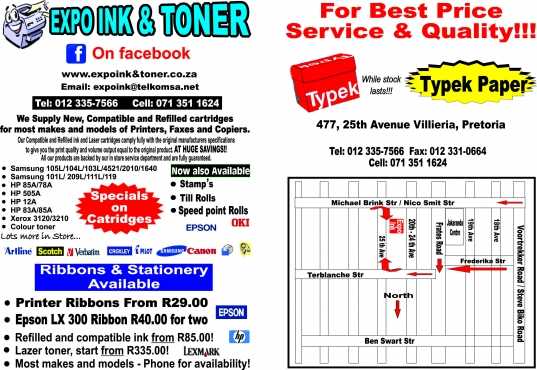 expo ink amp toner