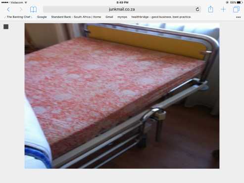 Extra large Hospital beds, adjustable,