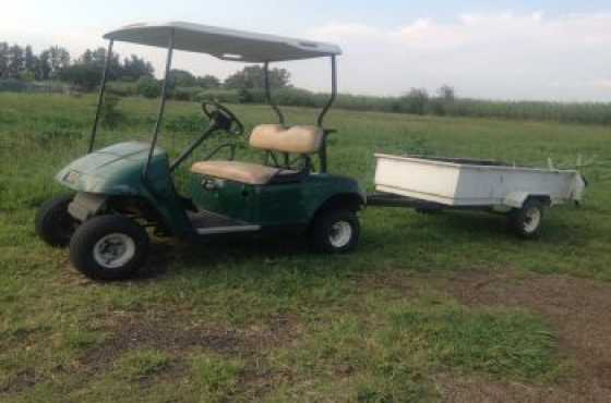 Ez-go Petrol Golf cart with trailer