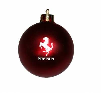 Ferrari Christmas baubles