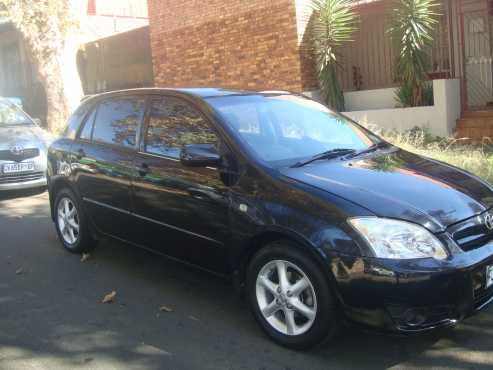 FINANCE AVALIABLE TOYOTA RUNX 1.8 RX BLACK SPORT COLOUR