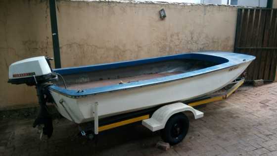 Fishing boat with Trailer