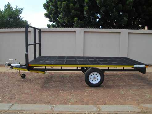 FLAT DECK TRAILER. 1600kg - BRAND NEW.