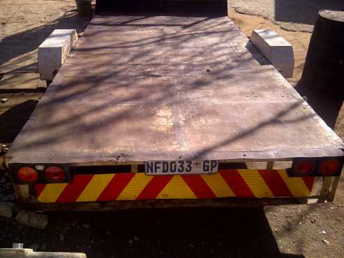 flatbed trailer