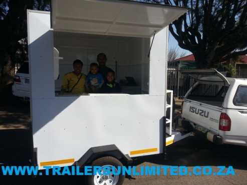 FOOD CATERING BUSINESS TRAILERS UNLIMITED.