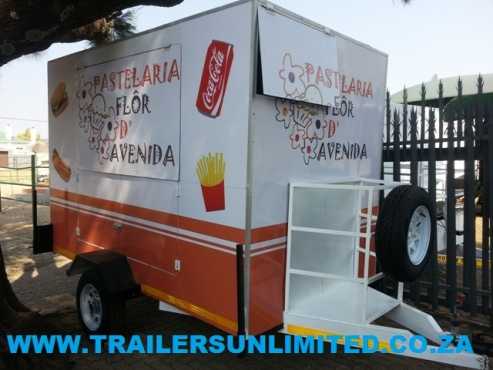 FOOD CATERING TRAILERS BY TRAILERS UNLIMITED.