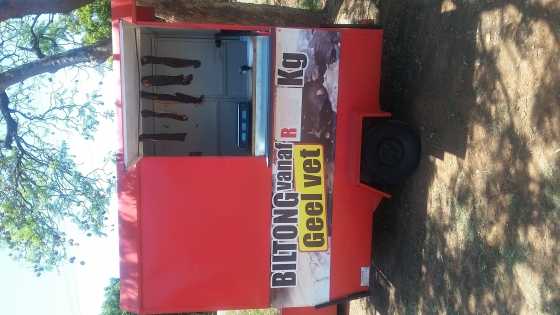 food trailer,standard size build to sel food,use it to sel biltong