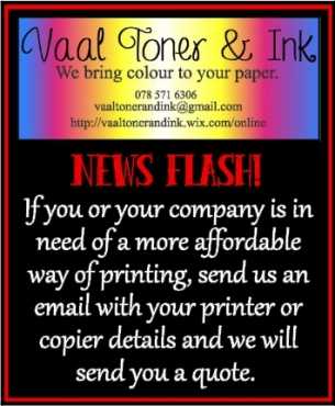 For all your CARTRIDGE, PRINTER and INK needs contact us.