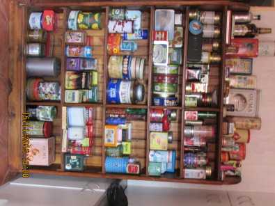 For Sale 201 Tins various sizes and shapes