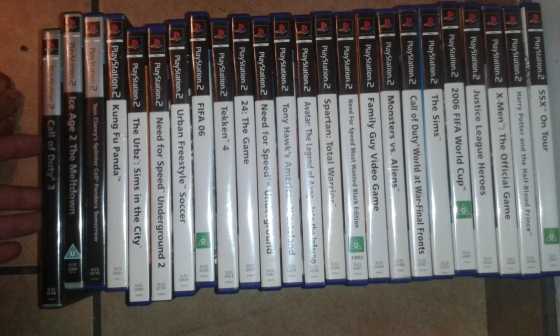 FOR SALE 24 PS2 GAMES BARGAIN PRICE