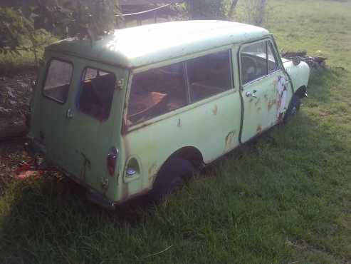 For the enthusiast. Old Minis - van and sedan