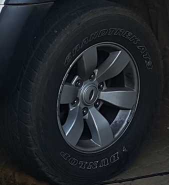 Ford ranger 16quot mags tyres still good condition grandtrek dunlop all terrain