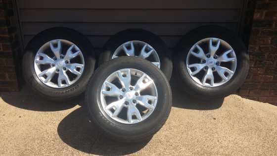 Ford Ranger Wildtrac Mags and Tyres