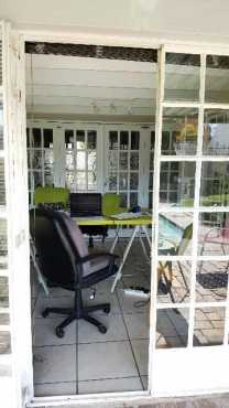 Fourways one garden office for one man business with pool and veranda