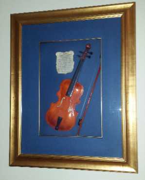 Framed Violin