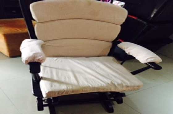 FREE PRAM AND CAR SEAT TO GIVE AWAY WHEN YOU BUY THIS SLEIGH COT, ROCKING CHAIR AND CHEST OF DRAWERS