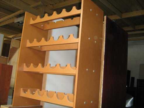 Free Standing Brand new MDF 24 Bottles Wine Rack