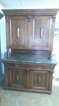 French Hunters Cabinet