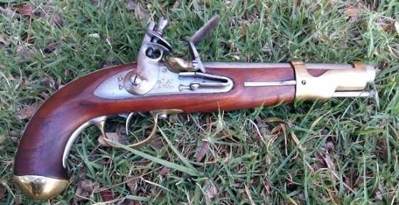 French Military Flintlock Pistol