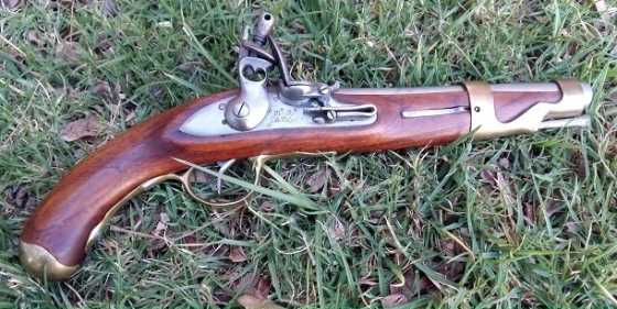French Military Flintlock Pistol