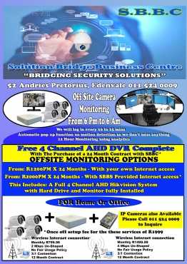 Frre CCTV System if you sign up with us.