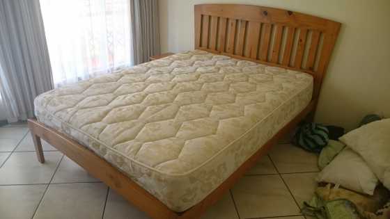 Full double bed with mattress