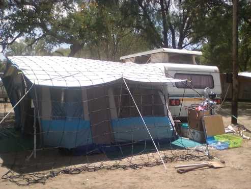 FULL TENT - WITH POLES - LARGE L SHAPE